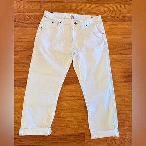 Citizens Of Humanity White Ankle Loose Fit Santorini Jeans